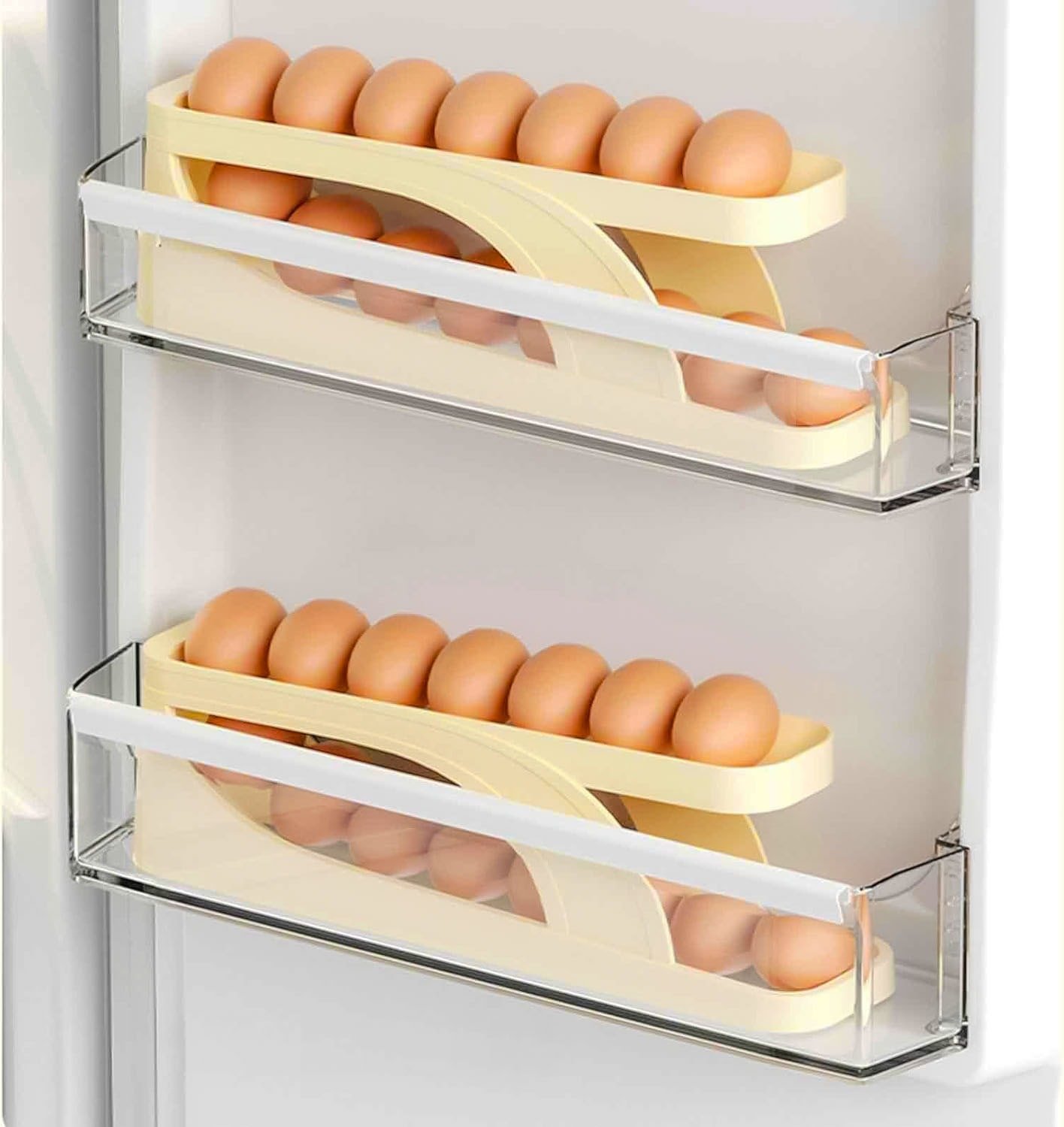 .Refrigerator Egg Dispenser Tray 2 Pcs